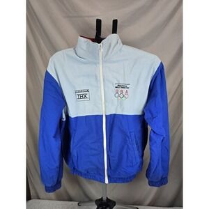 Vintage 1992 Olympic Starter Jacket Lucas Films, Cerimony Gear For Athletes